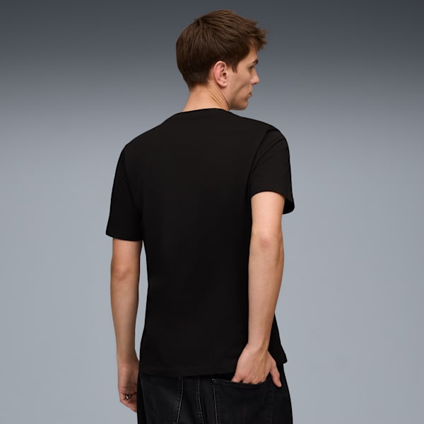 AC Milan FtblEssentials Tee Men, PUMA Black-For All Time Red, extralarge