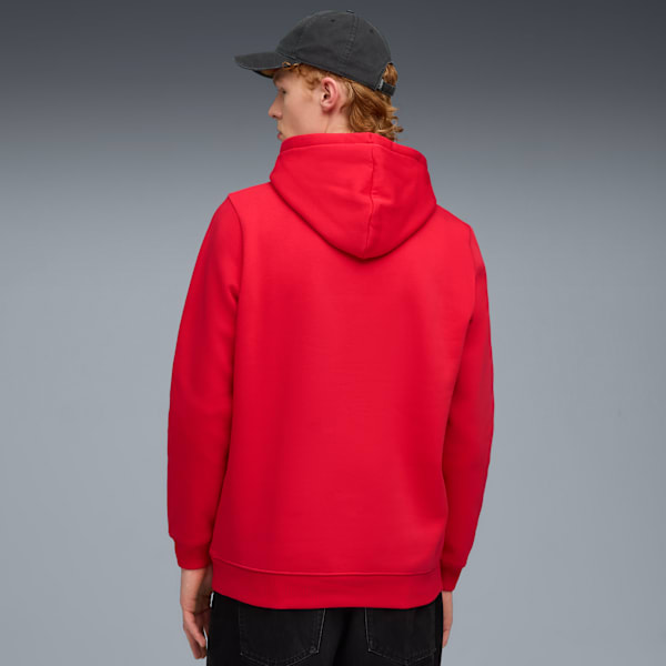 AC Milan FtblEssentials Hoodie Men, For All Time Red-PUMA Black, extralarge