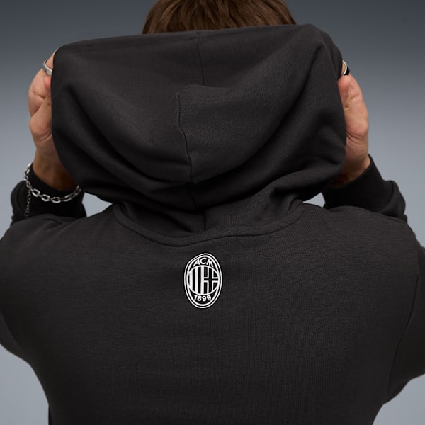 ACM Football Culture Regular Fit Hoodie, PUMA Black-For All Time Red, extralarge-IND