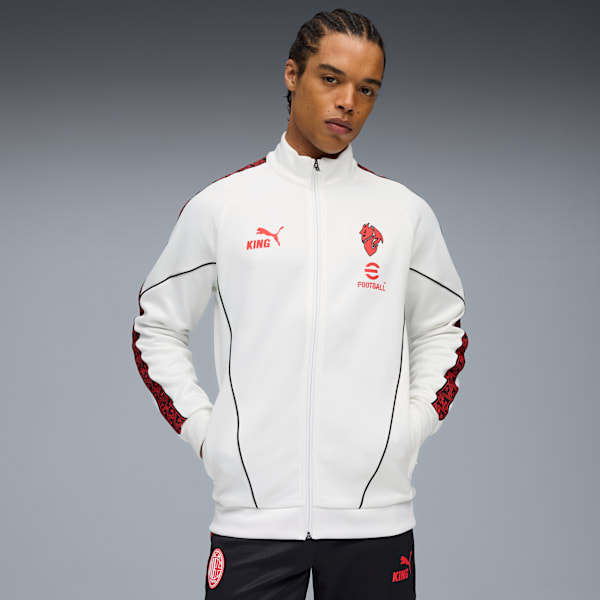 AC Milan KING Anthem Jacket Men, PUMA White-For All Time Red, extralarge-GBR