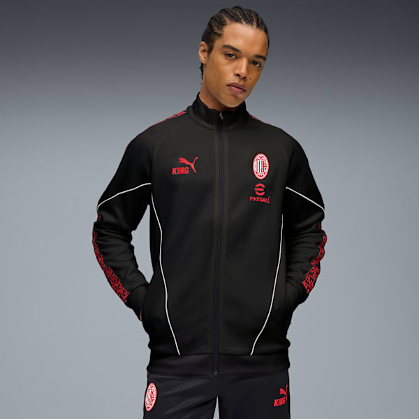AC Milan KING Anthem Jacket Men, PUMA Black-For All Time Red, extralarge