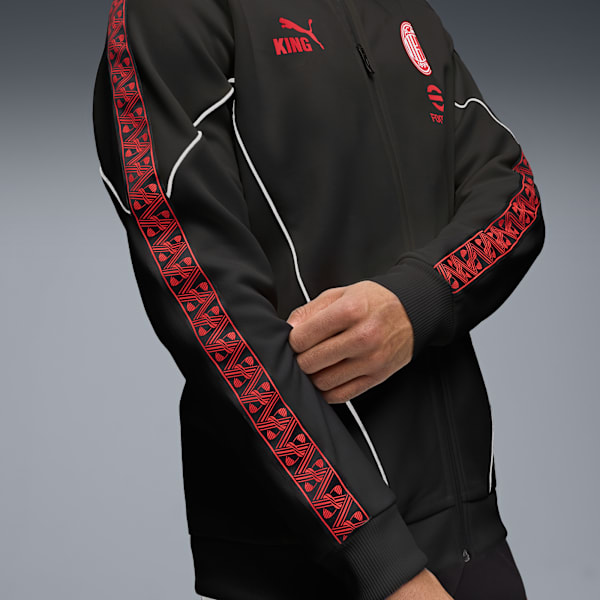 AC Milan KING Anthem Jacket Men, PUMA Black-For All Time Red, extralarge