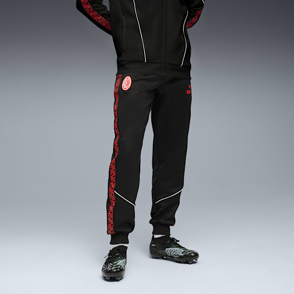 AC Milan KING Anthem Pants Men, PUMA Black-For All Time Red, extralarge
