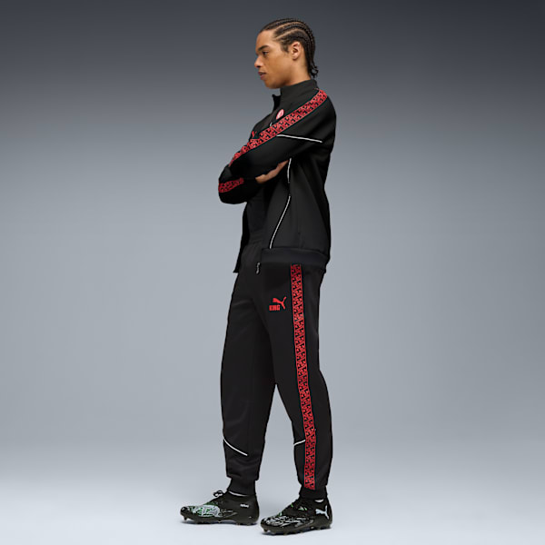 AC Milan KING Anthem Pants Men, PUMA Black-For All Time Red, extralarge