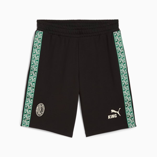 25/26 AC MILAN THIRD KIT KING Men's Sweat Shorts, PUMA Black-Alpine Snow, extralarge-IND