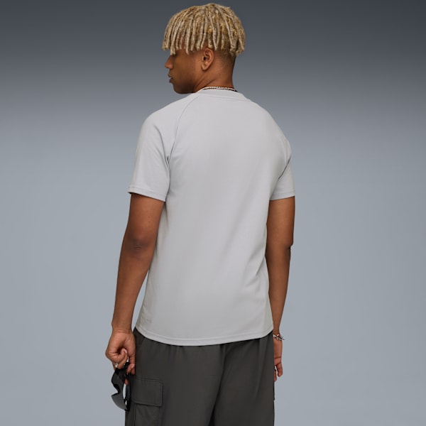 メンズ マンチェスターシティ FC プーマテック ポケット 半袖 Tシャツ, Galactic Gray-Pro Green, extralarge-JPN