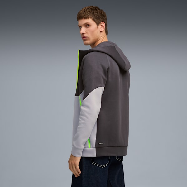 Manchester City PUMATECH Full-Zip Hoodie Men, Galactic Gray-Pro Green, extralarge-GBR