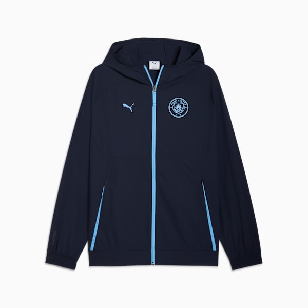 Manchester City PUMATECH Woven Jacket Men, Deep Navy-Team Light Blue, extralarge-GBR