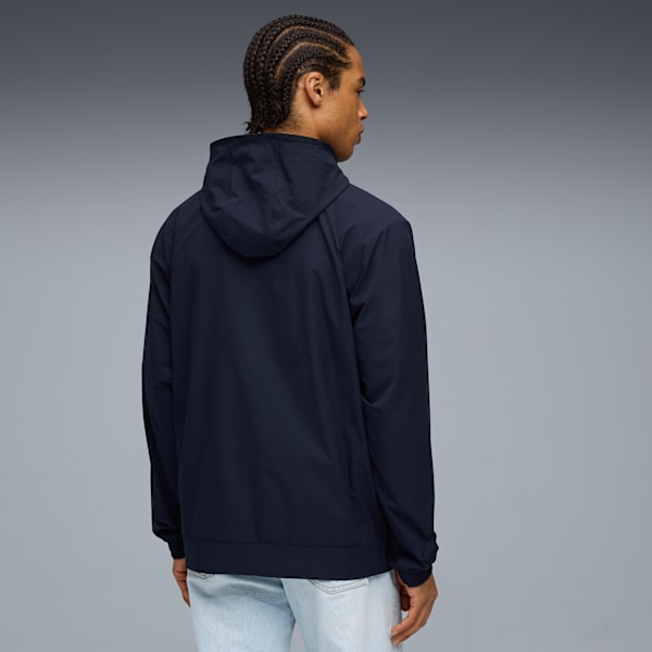 Manchester City PUMATECH Woven Jacket Men, Deep Navy-Team Light Blue, extralarge-GBR