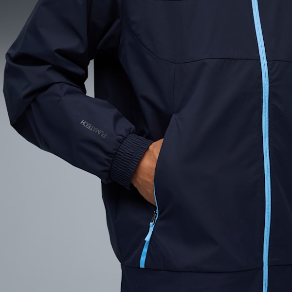 Manchester City PUMATECH Woven Jacket Men, Deep Navy-Team Light Blue, extralarge-GBR