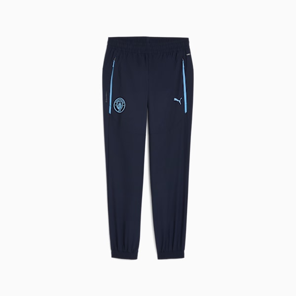 Manchester City PUMATECH Woven Pants Men, Deep Navy-Team Light Blue, extralarge-GBR