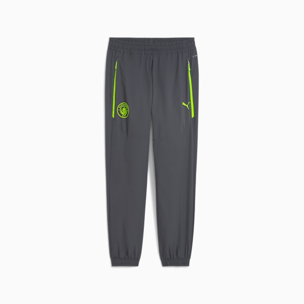 メンズ マンチェスターシティ FC プーマテック ウーブン パンツ, Galactic Gray-Pro Green, extralarge-JPN