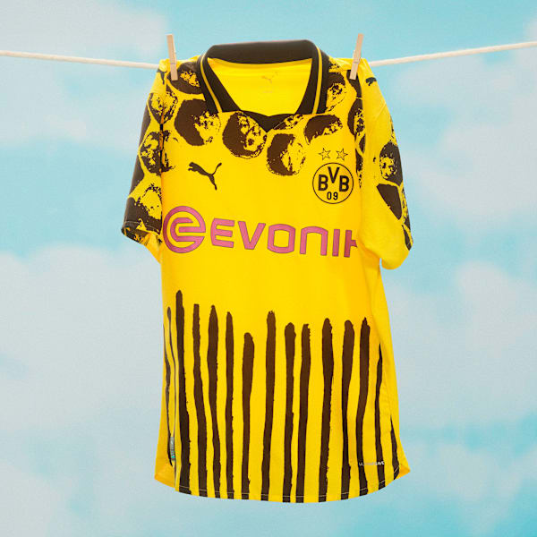 KIDSUPER x BORUSSIA DORTMUND Authentic Jersey Men, Faster Yellow-PUMA Black, extralarge