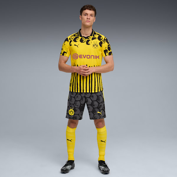KIDSUPER x BORUSSIA DORTMUND Authentic Jersey Men, Faster Yellow-PUMA Black, extralarge