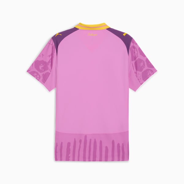 KIDSUPER x BORUSSIA DORTMUND Authentic Jersey Men, Mauve Pop-Faster Yellow, extralarge