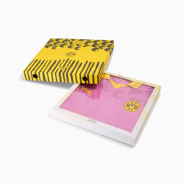 Jersey para hombre KIDSUPER x BORUSSIA DORTMUND, Mauve Pop-Faster Yellow, extralarge
