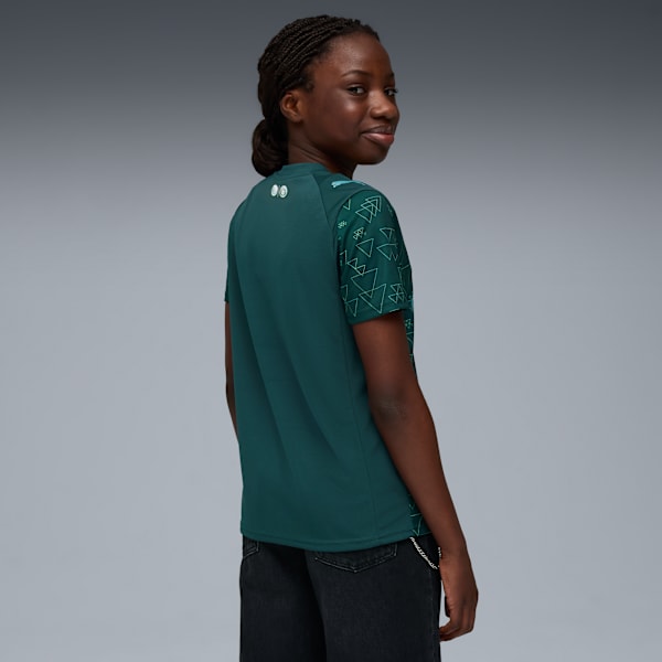 Maillot de soccer authentique Manchester City 25/26 extérieur Enfant et adolescent, Green Terrain, extralarge