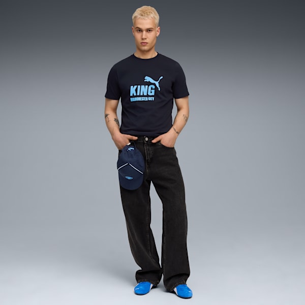 Manchester City KING Logo Tee Men, Deep Navy-Team Light Blue, extralarge-GBR