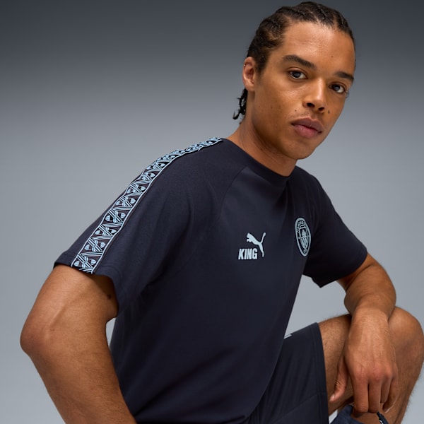 Manchester City KING Tee Men, Deep Navy-Team Light Blue, extralarge
