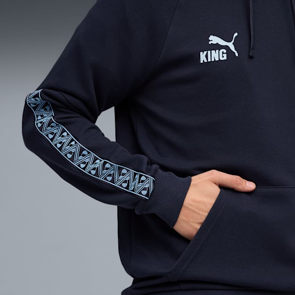 Manchester City KING Hoodie Men, Deep Navy-Team Light Blue, extralarge