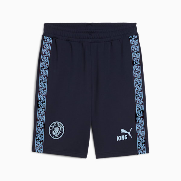 Manchester City KING Sweat Shorts Men, Deep Navy-Team Light Blue, extralarge