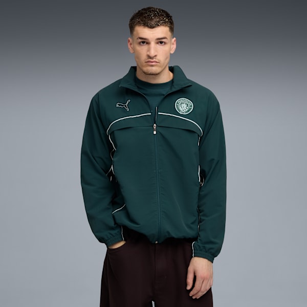 Manchester City FtblStatement Cellerator Jacket Men, Green Terrain, extralarge