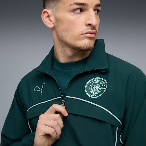 Manchester City FtblStatement Cellerator Jacket Men, Green Terrain, extralarge