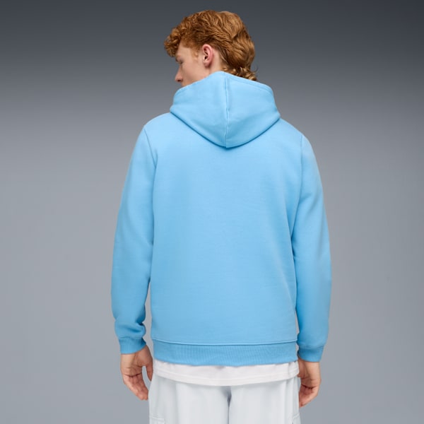 Manchester City FtblEssentials Hoodie Men, Team Light Blue-PUMA White, extralarge-GBR