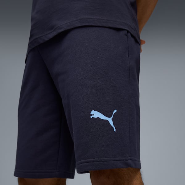 Manchester City 25/26 Men's Football Essential Shorts, PUMA Navy-Team Light Blue, extralarge-IND