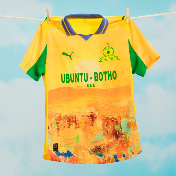 Jersey auténtico para hombre KidSuper MSFC, Pelé Yellow-Fast Green, extralarge