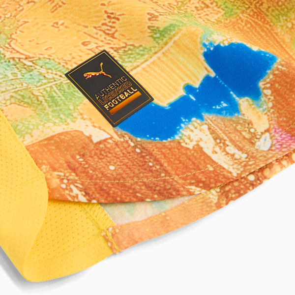 Jersey auténtico para hombre KidSuper MSFC, Pelé Yellow-Fast Green, extralarge