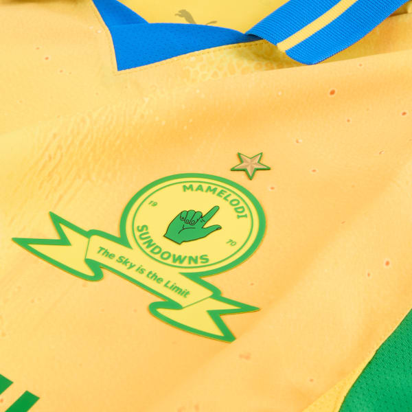 KIDSUPER x MAMELODI SUNDOWNS Authentic Jersey Men, Pelé Yellow-Fast Green, extralarge