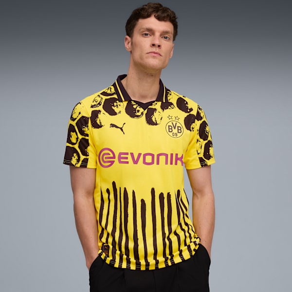 KIDSUPER x BORUSSIA DORTMUND Jersey Men, Faster Yellow-PUMA Black, extralarge