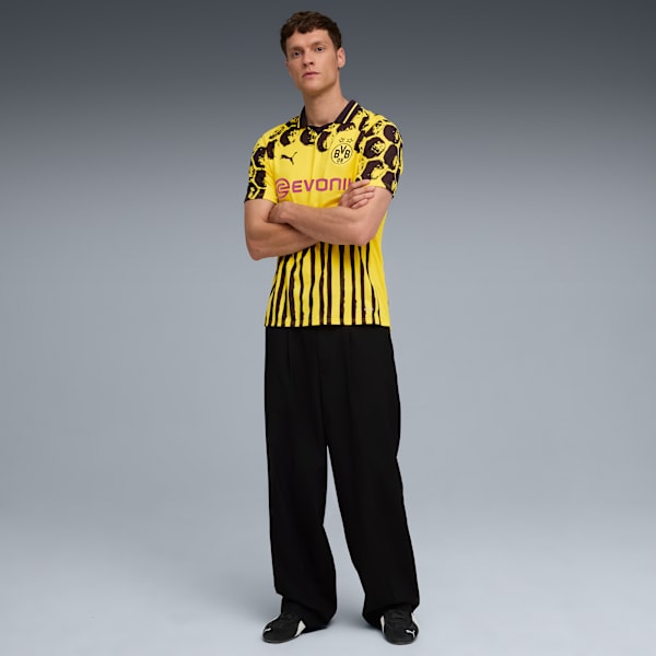 KIDSUPER x BORUSSIA DORTMUND Jersey Men, Faster Yellow-PUMA Black, extralarge