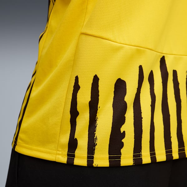 PUMA x KIDSUPER Men’s Replica Football Jersey, Faster Yellow-PUMA Black, extralarge-IND
