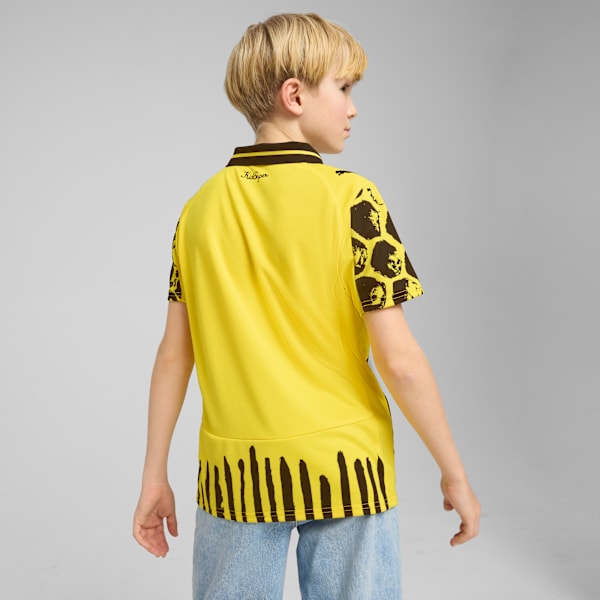 Jersey KIDSUPER x BORUSSIA DORTMUND para adolescentes, Faster Yellow-PUMA Black, extralarge