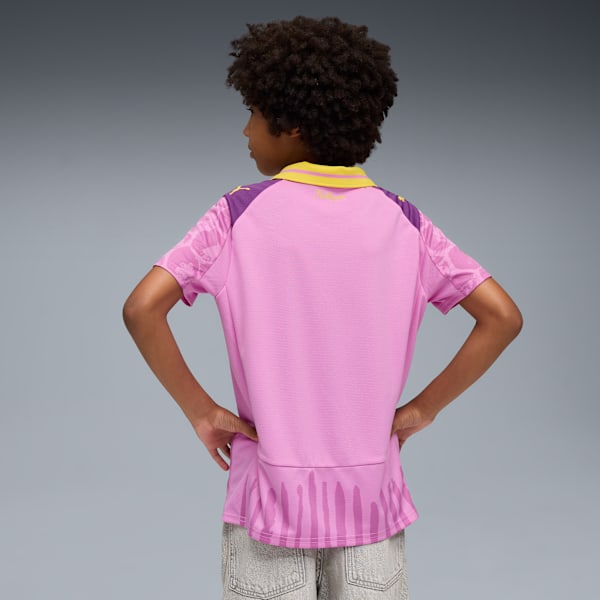 Jersey KIDSUPER x BORUSSIA DORTMUND para adolescentes, Mauve Pop-Faster Yellow, extralarge