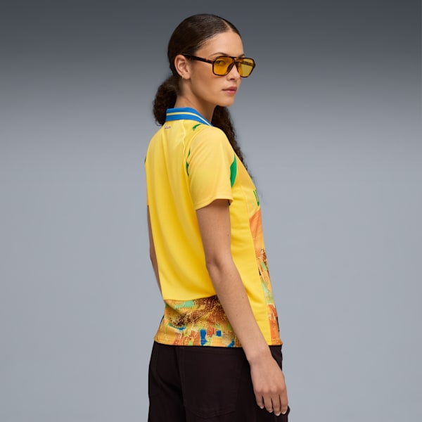 KIDSUPER x MAMELODI SUNDOWNS Jersey Women, Pelé Yellow-Fast Green, extralarge