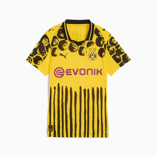 KIDSUPER x BORUSSIA DORTMUND Jersey Women, Faster Yellow-PUMA Black, extralarge
