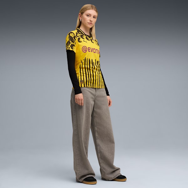 KIDSUPER x BORUSSIA DORTMUND Jersey Women, Faster Yellow-PUMA Black, extralarge