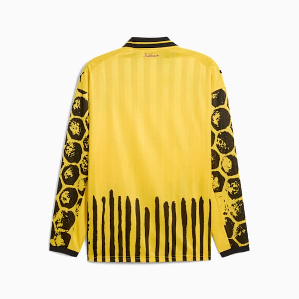 Camiseta retro KID SUPER x BORUSSIA DORTMUND para hombre, Faster Yellow-PUMA Black, extralarge
