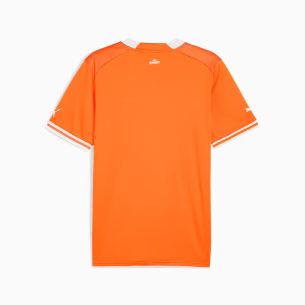Ivory Coast Home Jersey Men (2023 AFCON Champions), Vibrant Orange-Puma White, extralarge