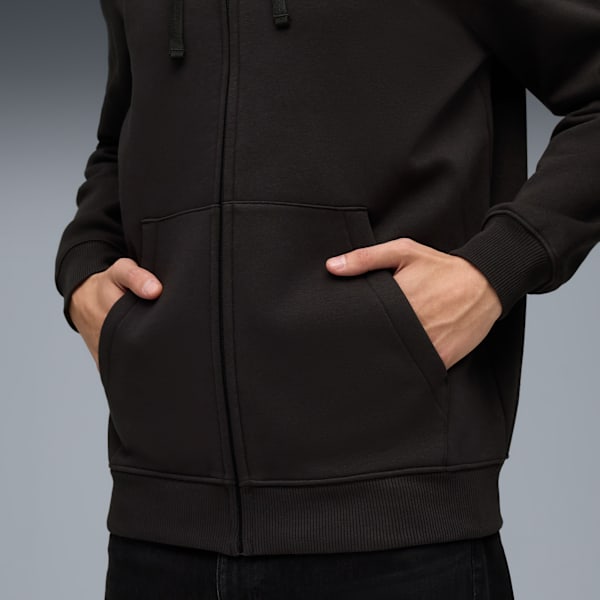 AC Milan FtblEssentials Hooded Jacket Men, PUMA Black-For All Time Red, extralarge