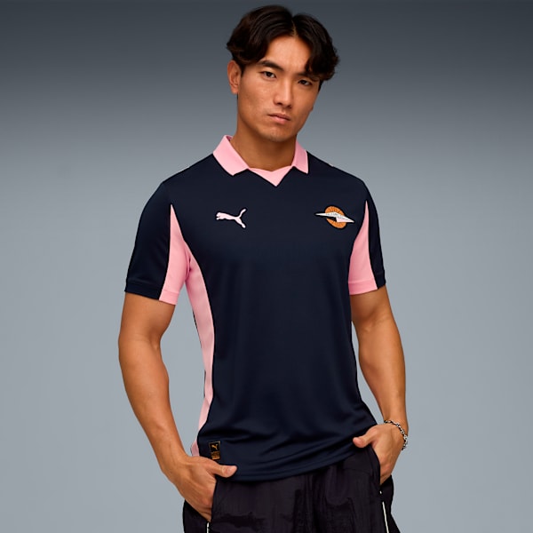 Palermo FC 25/26 Away Replica Men's Soccer Jersey, Deep Navy-Team Light Pink, extralarge