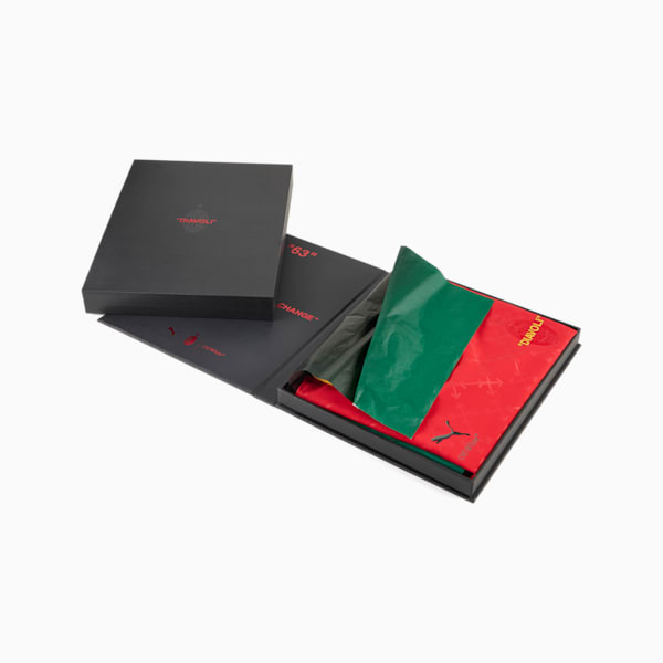 メンズ ACミラン x Off-White オーセンティック 半袖 ユニフォーム, For All Time Red-PUMA Black, extralarge-JPN