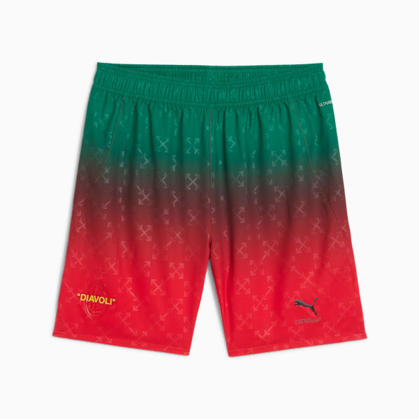 AC MILAN x OFF-WHITE™ Authentic Men's Shorts, For All Time Red-PUMA Black, extralarge-IND