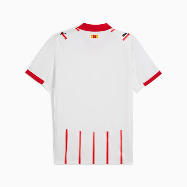 Jersey home para hombre Girona FC 25/26, PUMA White-PUMA Red, extralarge
