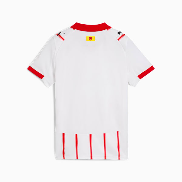 Girona FC 25/26 Home Jersey Youth, PUMA White-PUMA Red, extralarge-GBR