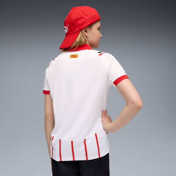 Girona FC 25/26 Home Jersey Youth, PUMA White-PUMA Red, extralarge-GBR