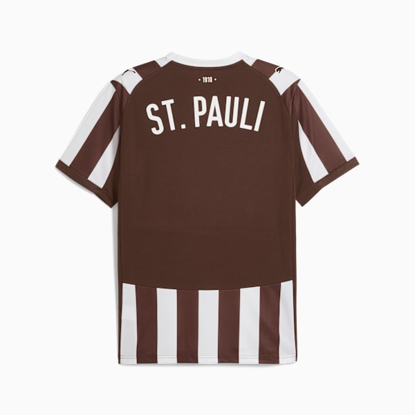 FC St. Pauli 25/26 Home Jersey Men, Espresso Brown-PUMA White, extralarge